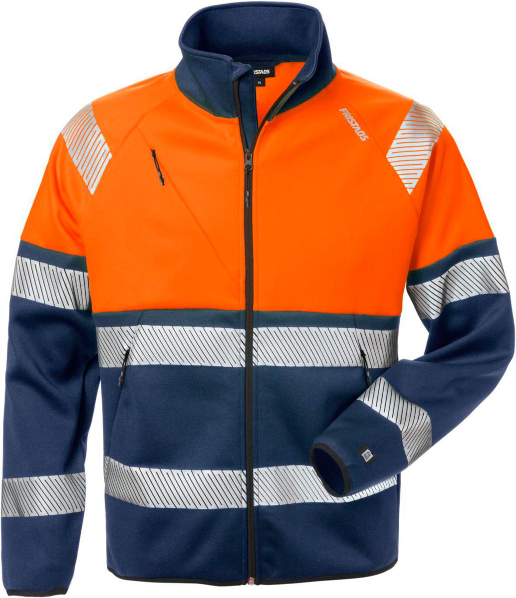 Jacka Fristads 4517 SSL - JACKA VARSEL KL 1 FR 4517 SSL VARSELORANGE/MARINBLÅ M