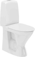 WC-stol Spira golvstående förhöjd inbyggt dolt s-lås, Ifö