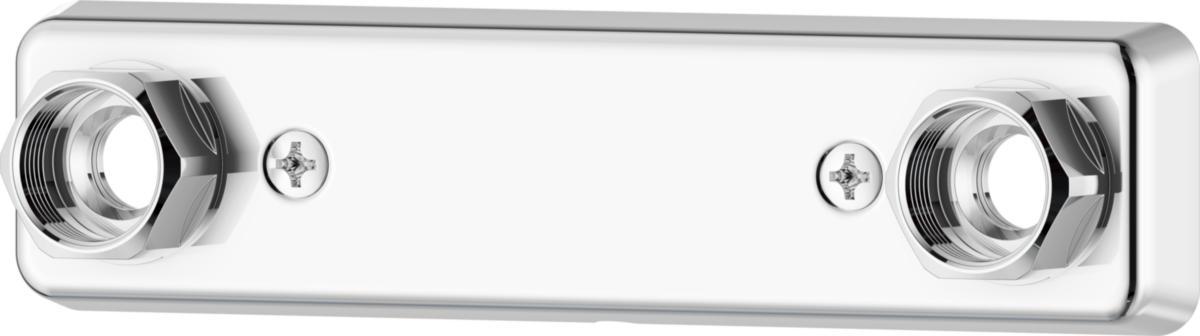 Mixer bracket Rectangular Lead-free, FMM - FMM/MA MIXERBRACKET 160 C/C 16 PEX, CHROME REKT. LF