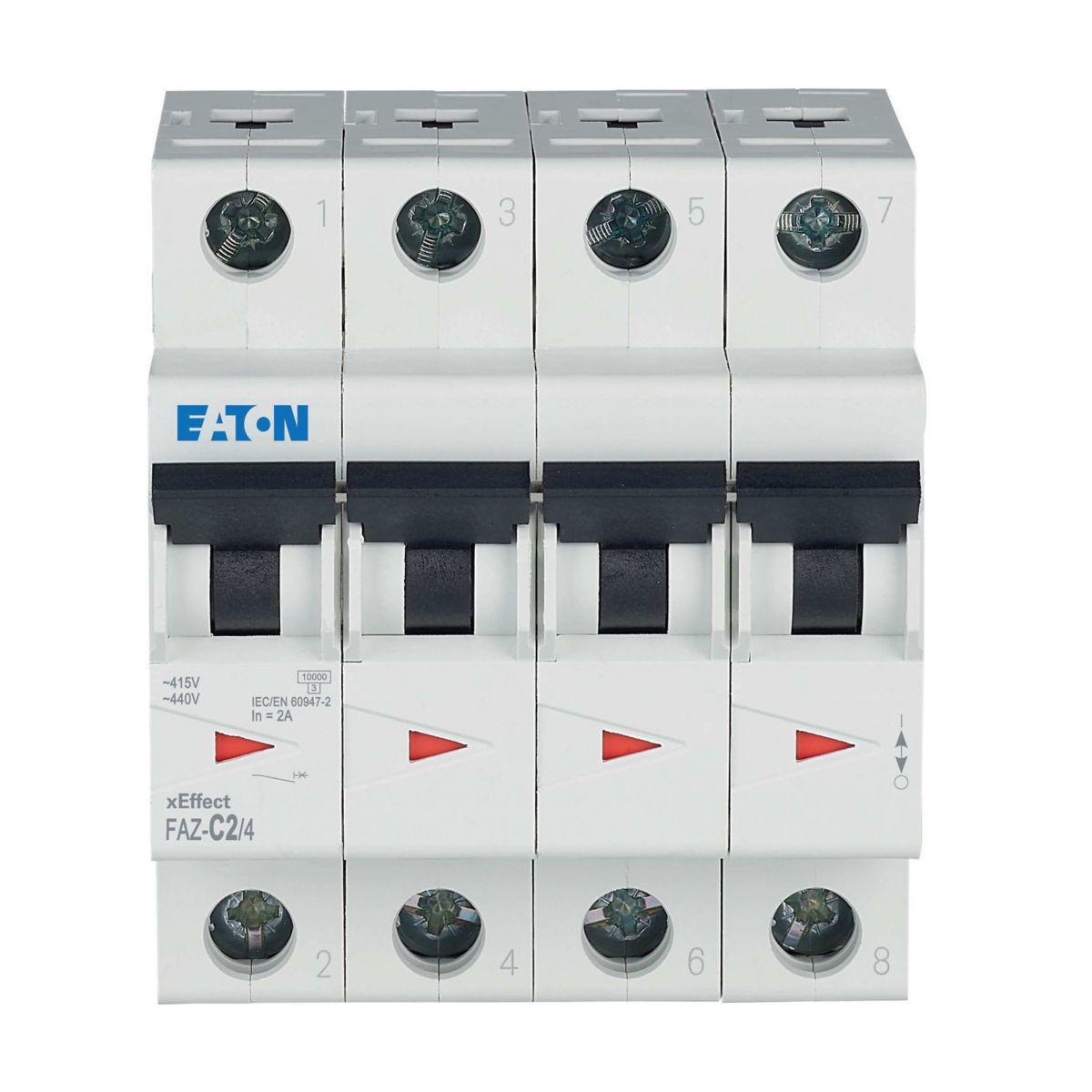 Minibrytare FAZ 3-pol C - MINIBRYTARE FAZ 63A 3P C FAZ-C63/3