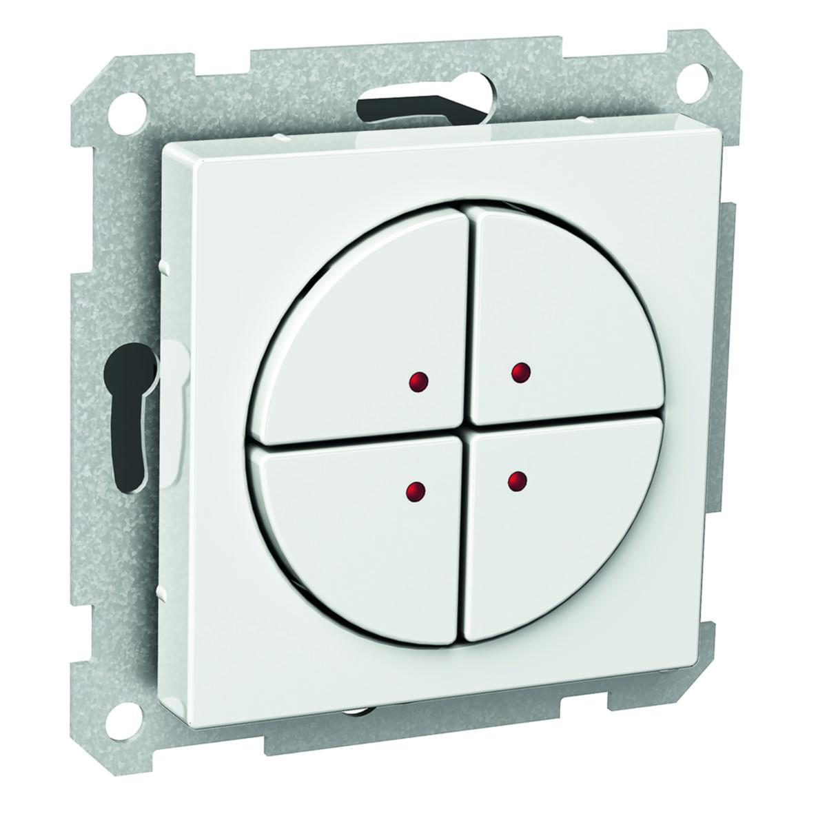 Low-voltage button 400mA - SELV PB 4G W LED WH EXXACT