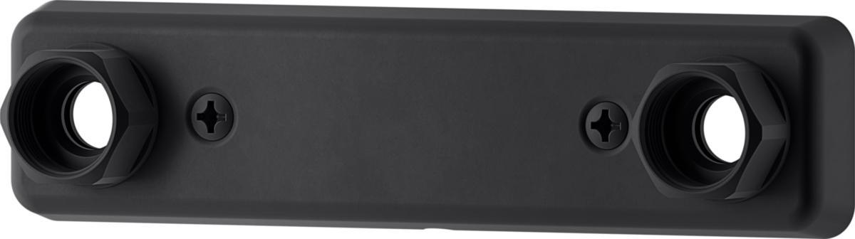 Blandarfäste Rektangulär Blyfri, FMM - FMM/MA BLANDARFÄSTE 160 C/C 16 PEX, MATTSVART REKT. BLYFRI