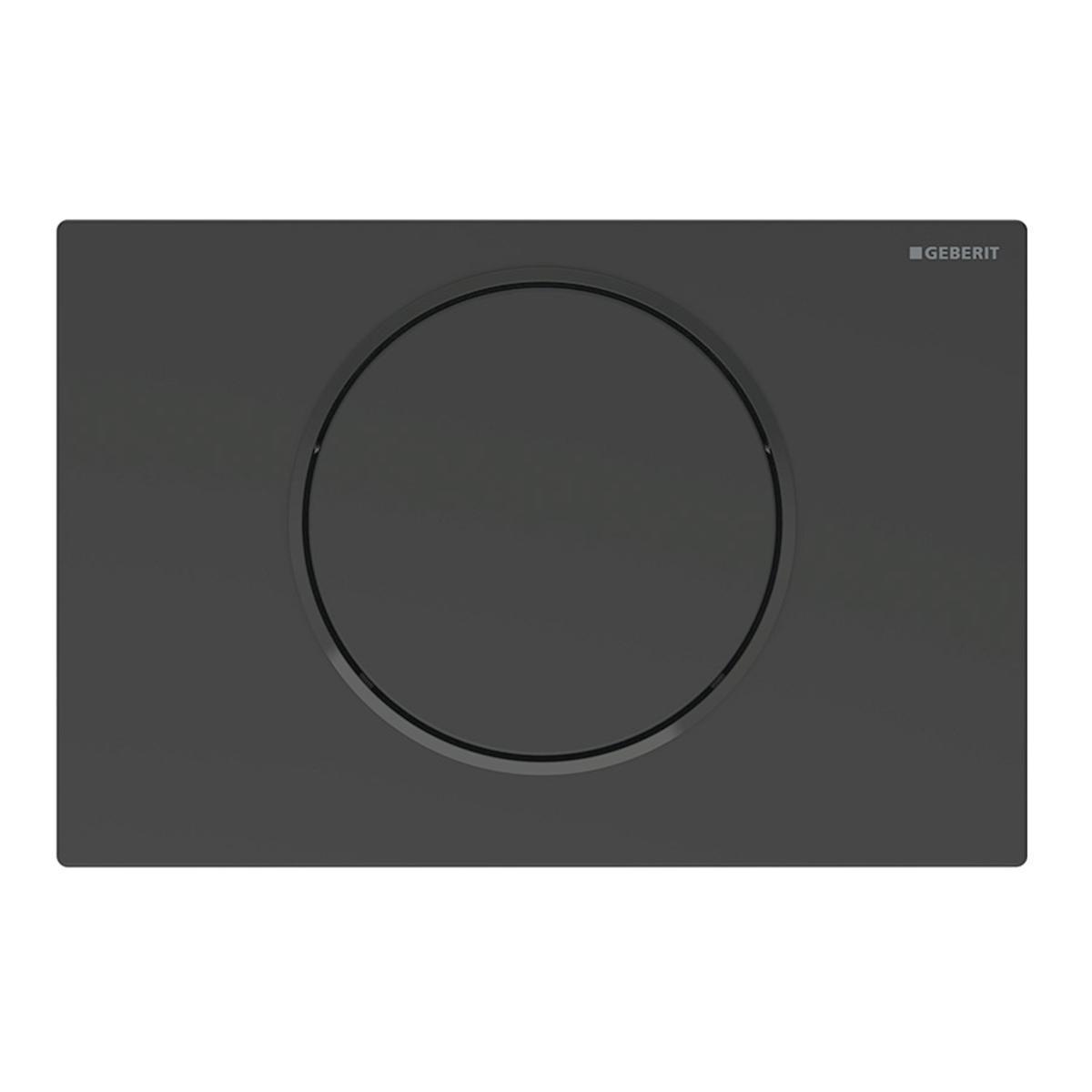 Tryckplatta Sigma 10, Geberit - GEBERIT SPOLPLATTA SIGMA10, START/STOPP, SVART