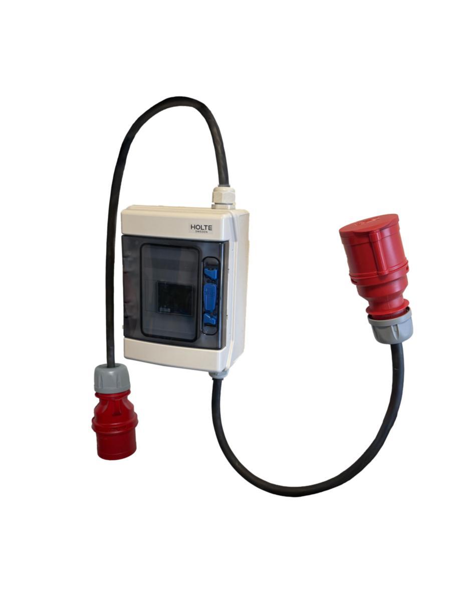 Elmätare 3-fas, portabel - ELMÄTARE 16A/400V SLACK 5G2,5