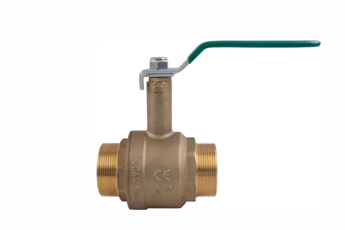 Ball Valve AVI 1318-S Lead-Free High Neck, a-collection - G50 BALLVALVE AVI 1318 L. FREE FEMALE THREAD HIGH NECK
