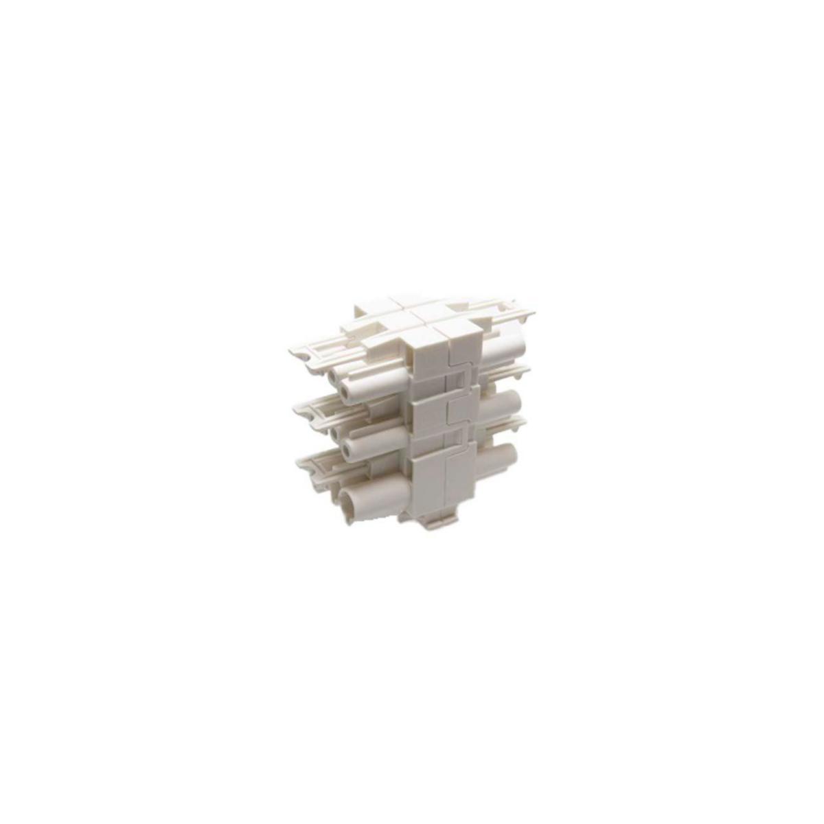 Förgreningsblock 3-pol H vit - FÖRGRENINGSBLOCK 3P 1IN/5UT VI 167653
