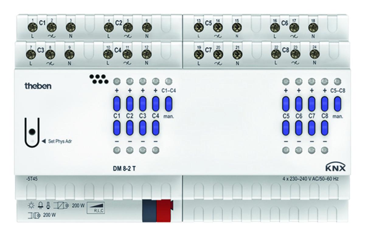 Dimmeraktor DM - DIMMERAKTOR DM 8-2 T KNX