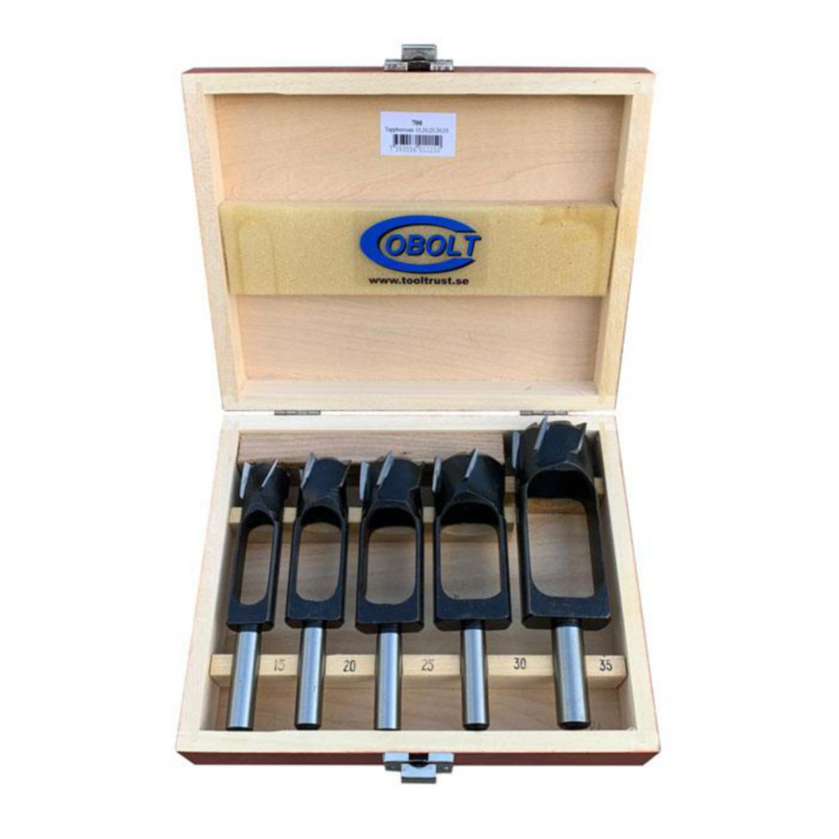 Pluggborrsats Cobolt - PLUGGBORRSATS COBOLT (5ST) PLUGG D15/20/25/30/35