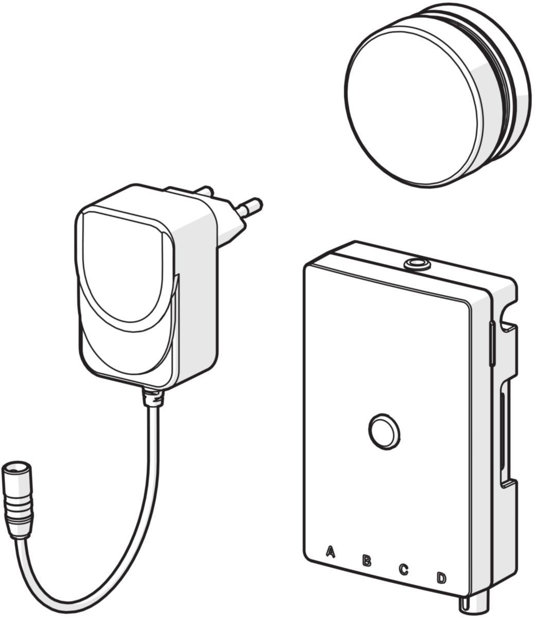 Styrenhet komplett Smart avst.ventil, Oras - ORAS STYRENHET KOMPL. TILL SMART AVST.VENT.NÄT, 1014526V