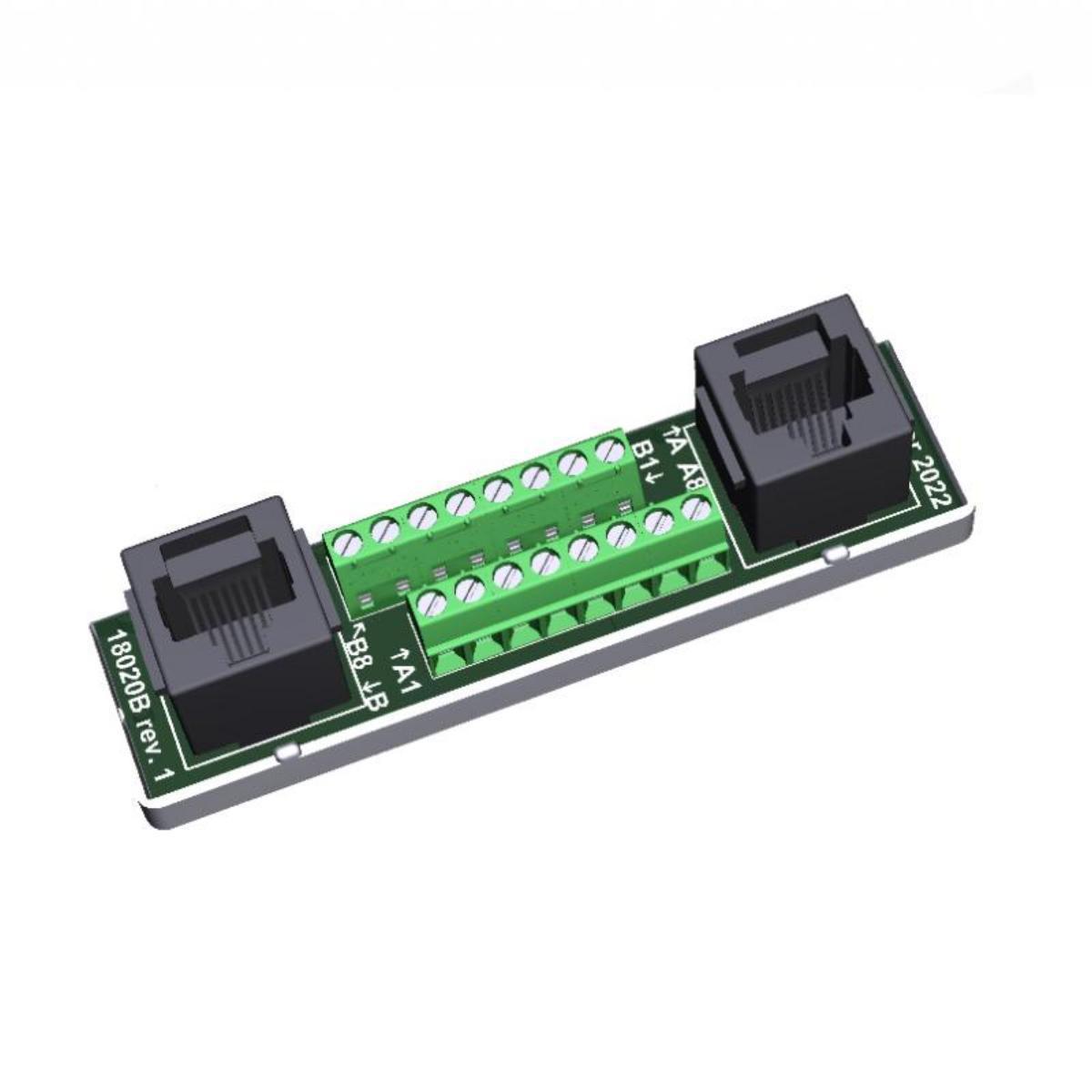 Kopplingsplint L SKR 2XRJ45 - KOPPLINGSPLINT L SKR 2XRJ45