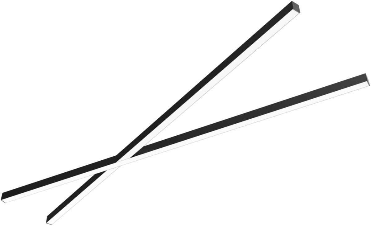 Interiörarmatur Lino X-style nedljus - INTARM X-STYLE NED 3K SV DA LINO