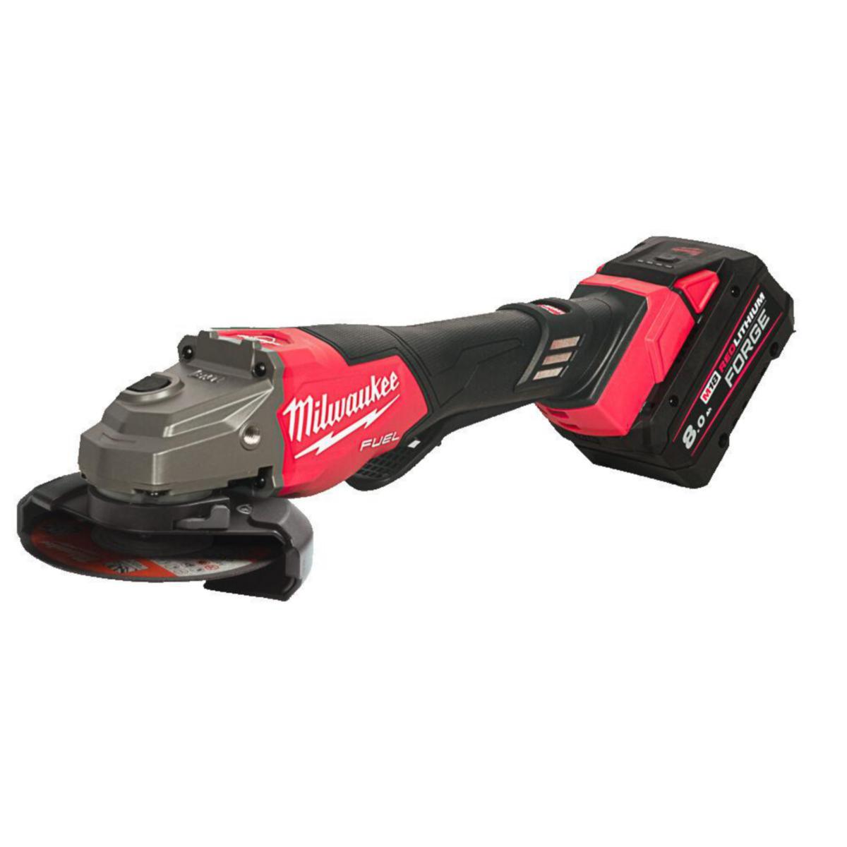 Vinkelslipmaskin Milwaukee M18 FHSAGO125VXPDB2-802X - VINKELSLIP MILWAUKEE M18 FHSAGO125VXPDB2-802X,2X8AH LAD