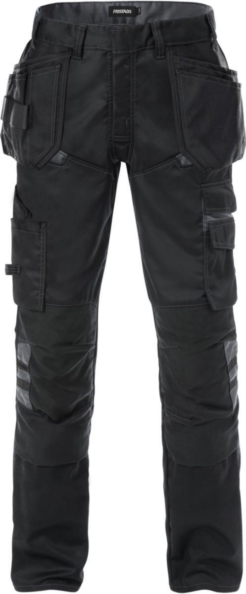 Midjebyxa Fristads 2595 STFP - HANTVERKARBYXA FR 2595 STFP SVART/GRÅ D104