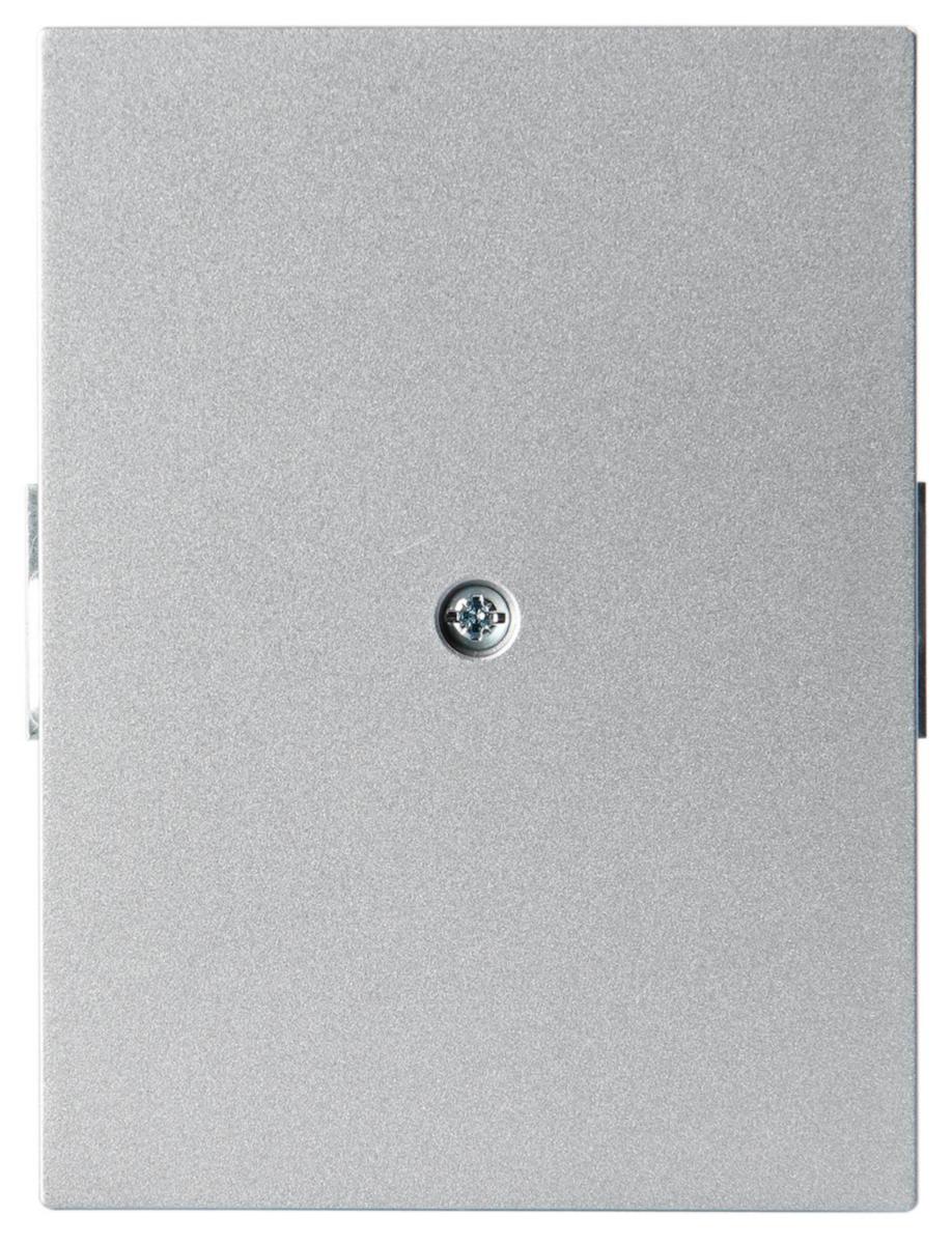 Blindlock för 100mm öppning Impressivo - C-PLATTA BLIND 100MM ALU IMPR 2538-100-83