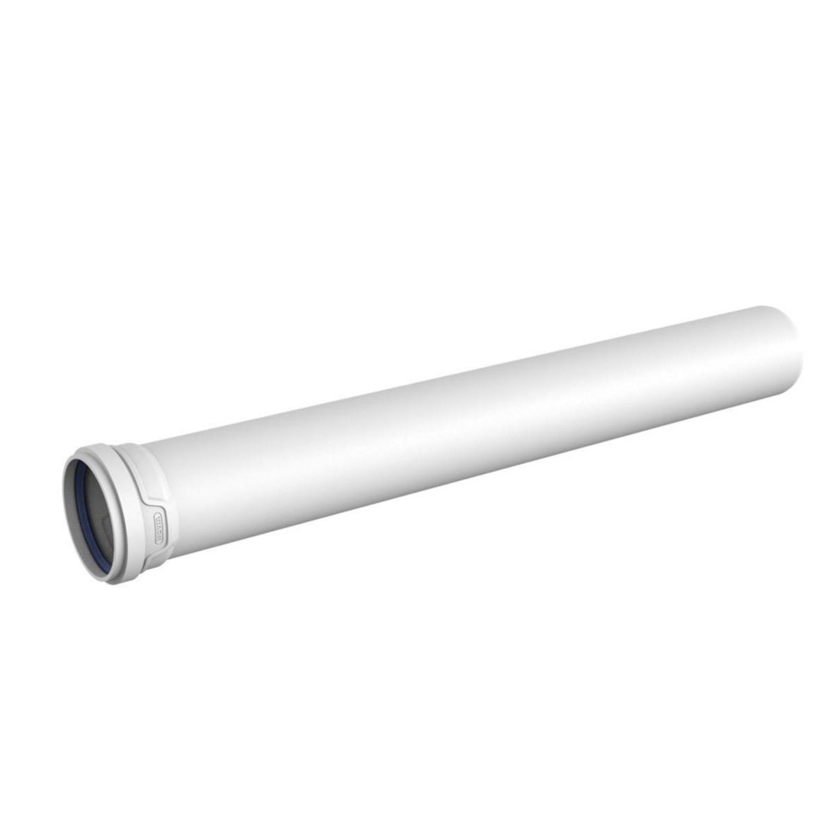 Rör med en muff 1,0m AS+, Wavin - 110 X 1000 MM AS+ RÖR M/MUFF WAVIN