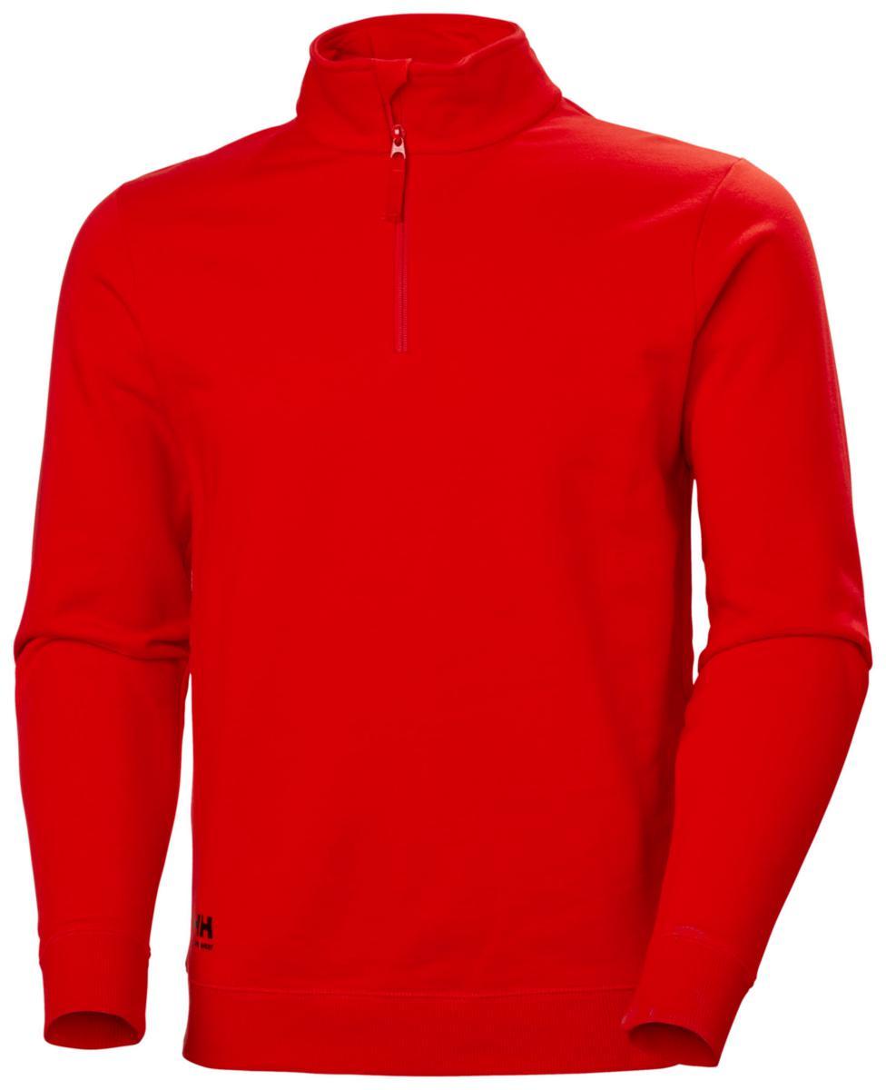 Tröja Helly Hansen 79325 Classic - TRÖJA HH 79325-220 CLASASIC HALVZIP RÖD STL 3XL