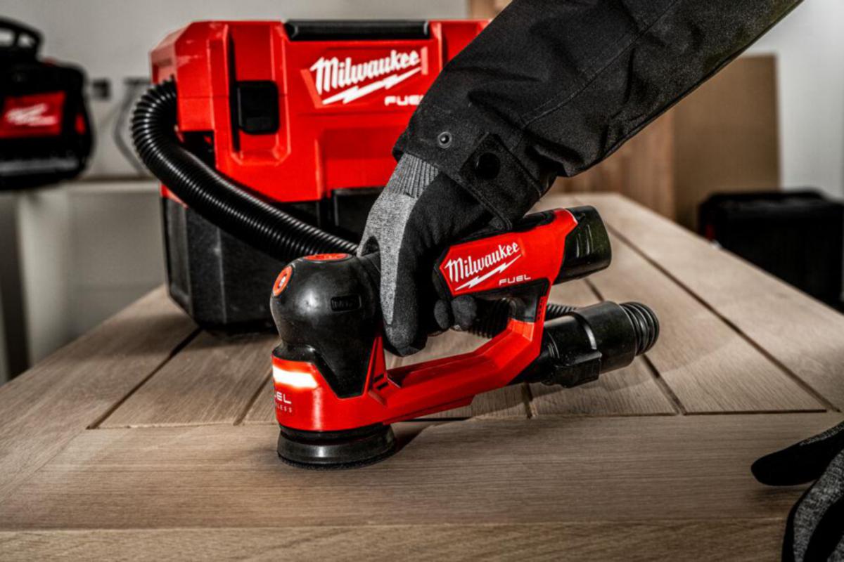 Excenterslipmaskin Milwaukee M12 FSDR75-0B SOLO - EXCENTERSLIP MILWAUKEE M12 FSD R75-0B, SOLO