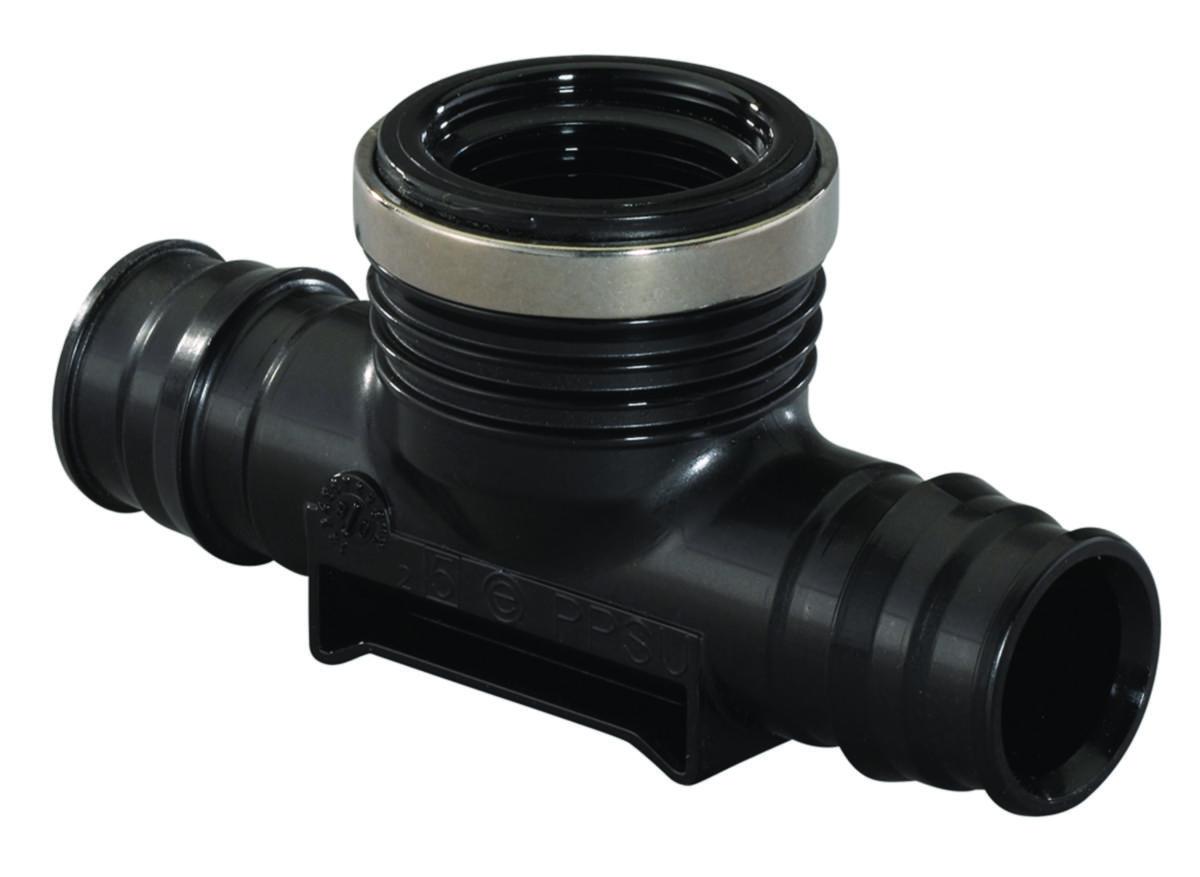 T-Rör inv gäng utan Q&E ringar, Q&E PPSU, Uponor - UPONOR Q&E PPSU 20XG½X20 MM T-RÖR INV G