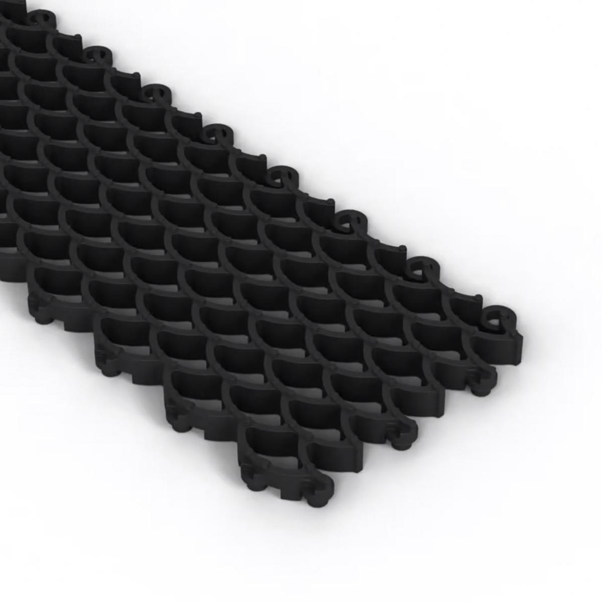 Skrapmatta Jaguar Eco - SKRAPMATTA JAGUAR ECO 12 MM 40X10CM SVART FRP0,96 KVM