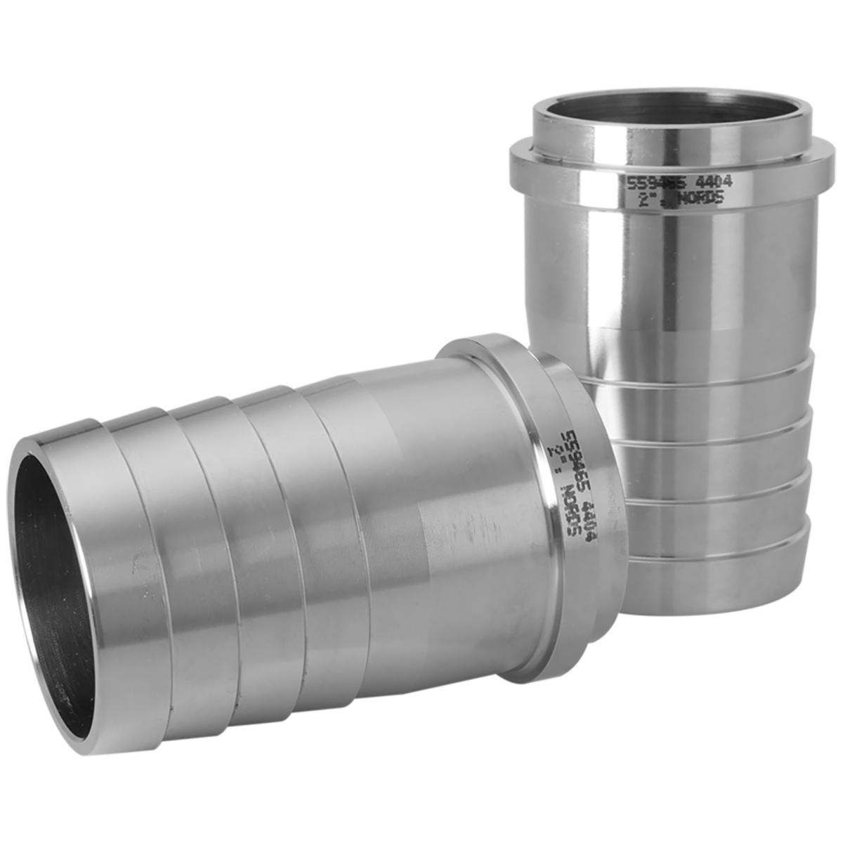 Slangnippel kransanslutning rostfria, R-143, EN 1.4404 - 10 SLANGNIPPEL R-143 316L CERT