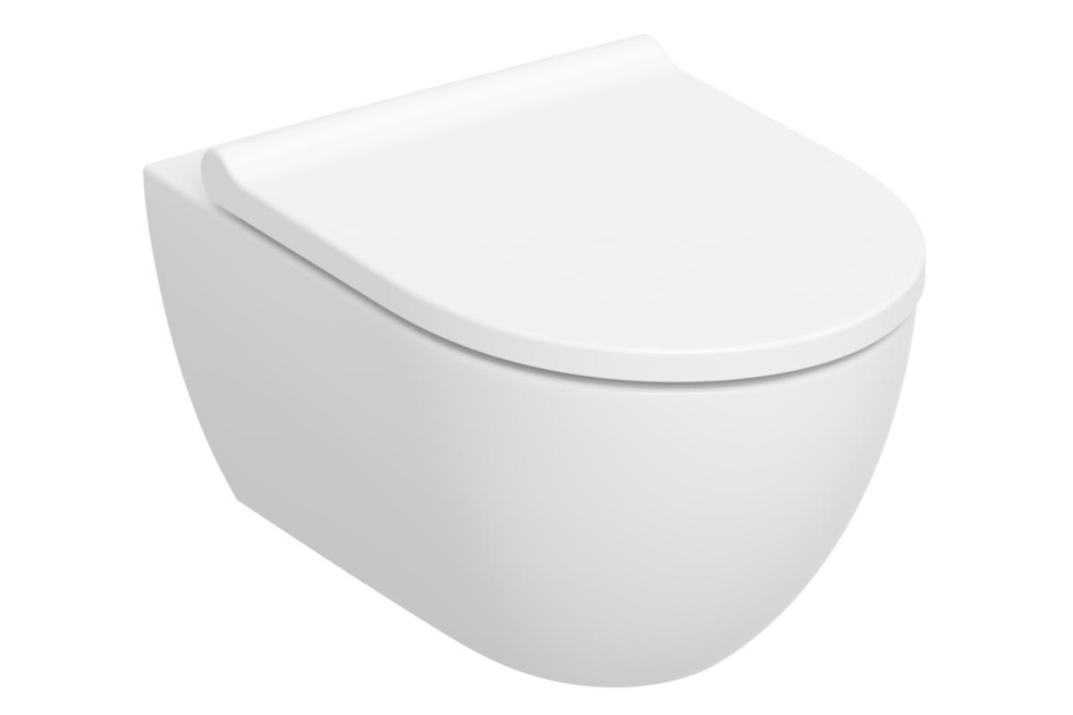 WC bowl Acanto Turboflush, Geberit - GEBERIT ACANTO WC-BOWL TURBOFLUSH,W.S-C SEAT,KERATECT