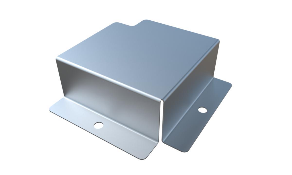 Corner joint for cable protection - Joint Cable Connection Silver