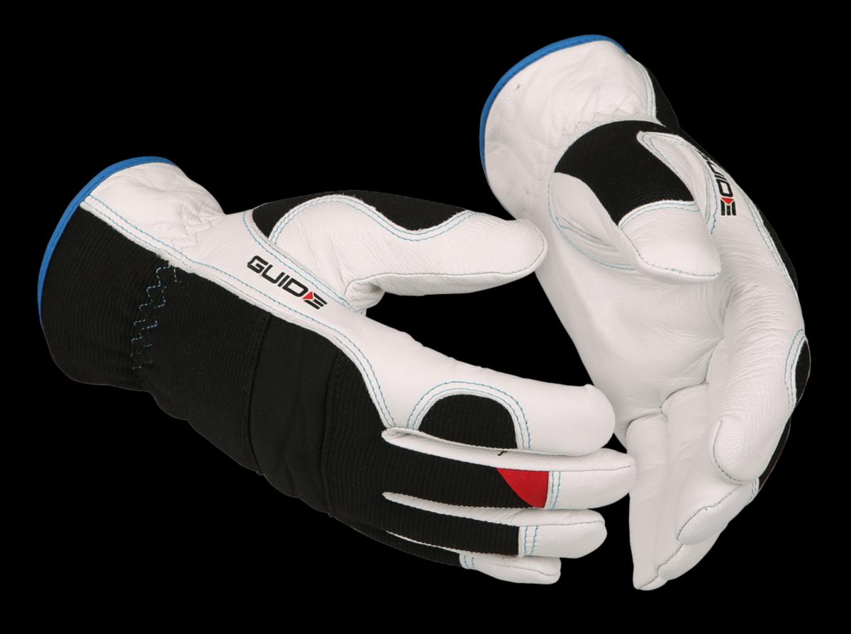 Glove Guide 46W - GLOVE GUIDE 46W LEATHER LINED OPEN CUFF SIZE 8