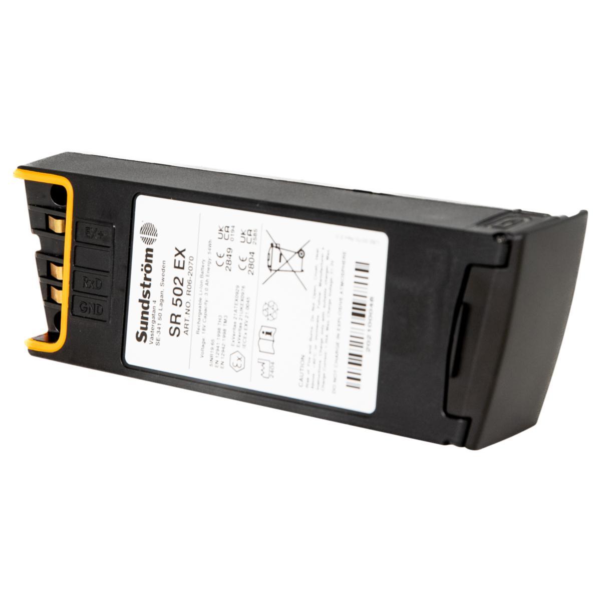 Batteri till fläkt SR 500 EX Sundström - BATTERI SUNDSTRÖM SR 502 EX 3,0 AH