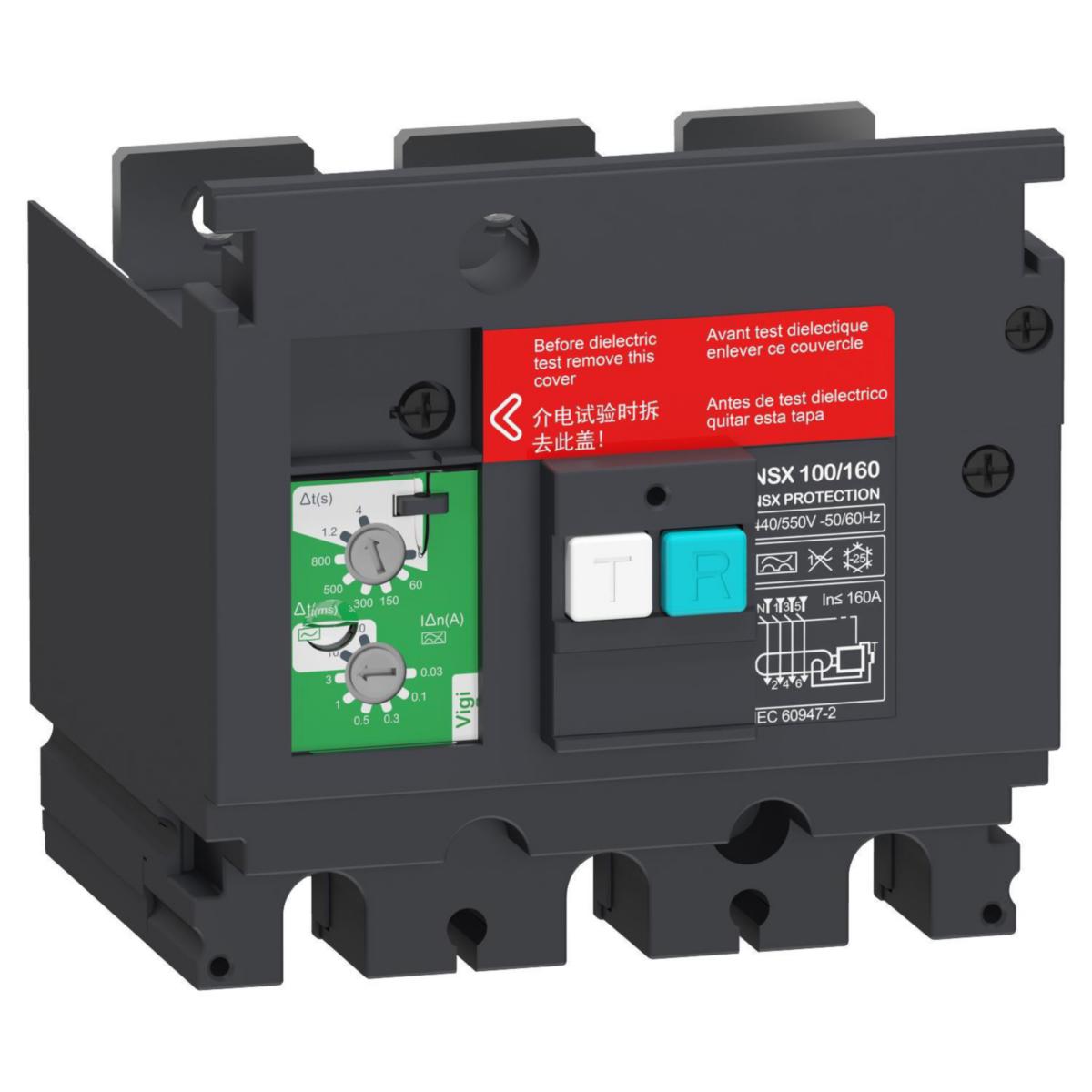 Jordfelsmodul VigiPacT - JORDFELSM NSX160 3P 440-550V LV429490