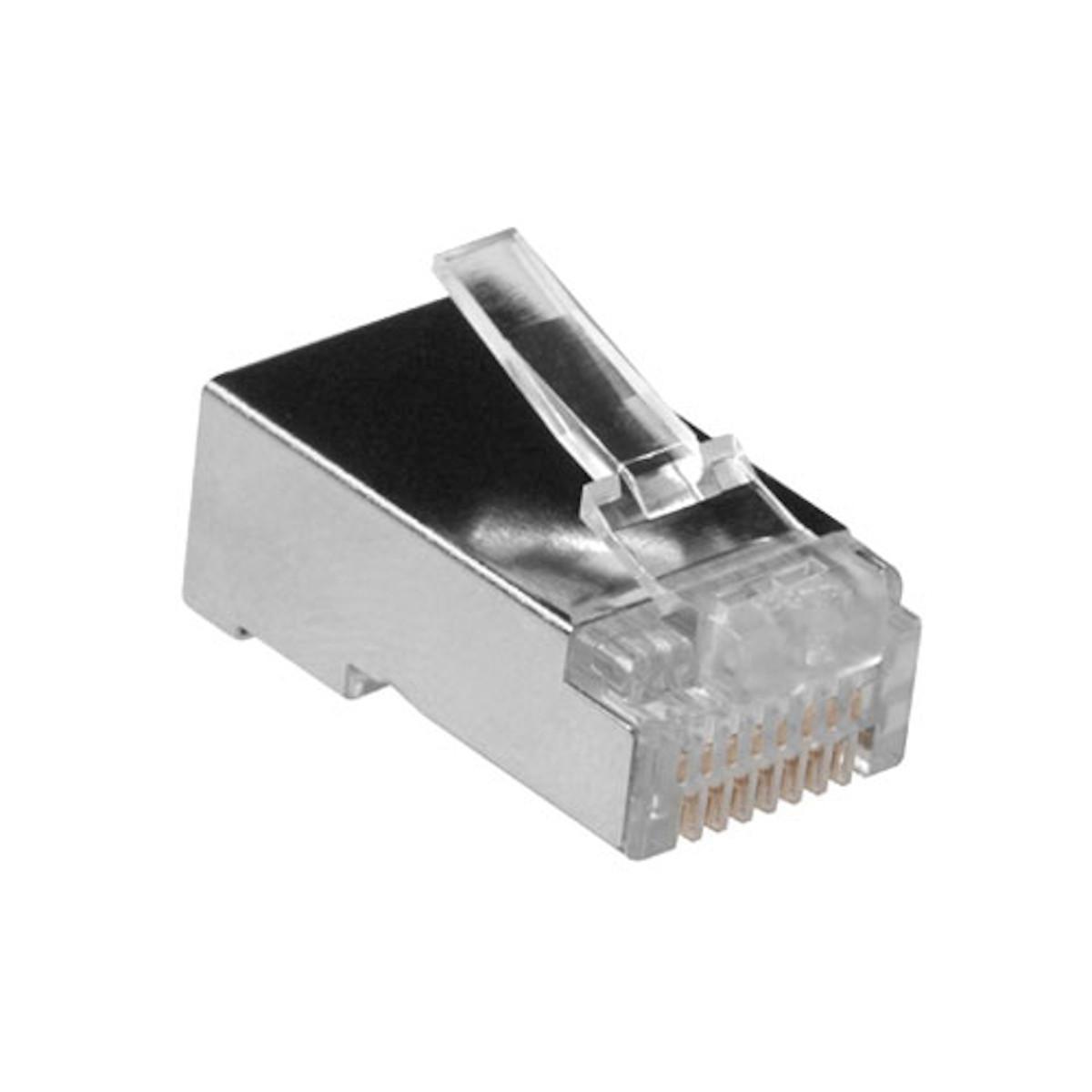 Modularkontakt RJ45 FTP8/8 - MODULAR KONTAKT RJ45 8/8 POL STP SOLID TD108B