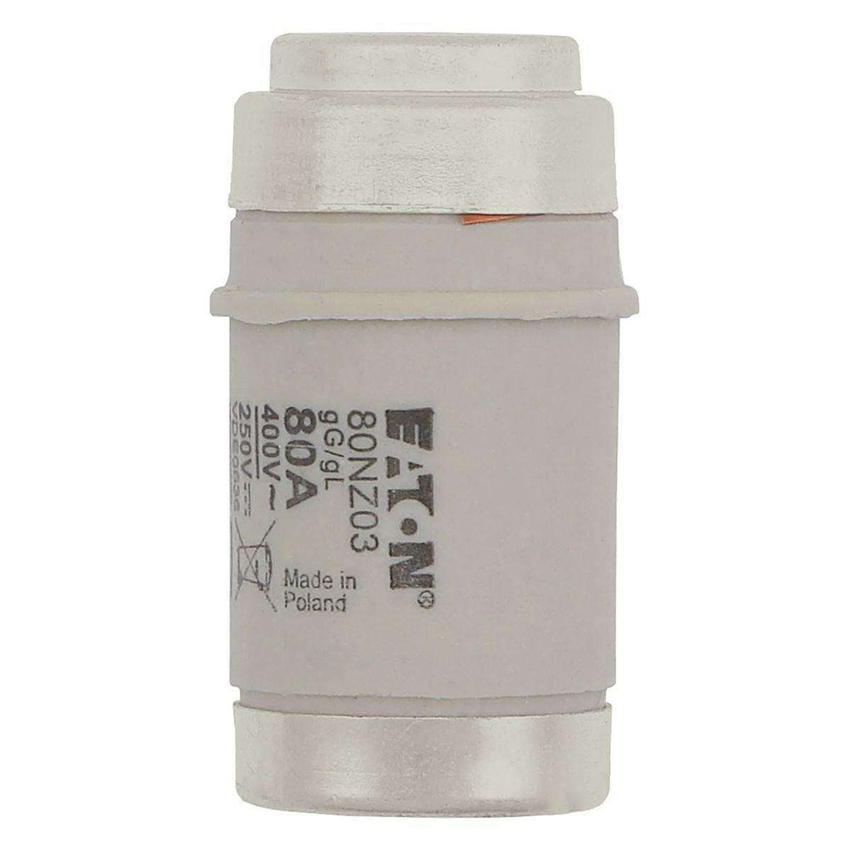 Säkring Neozed - SÄKRING-D03 80A T GL/GG 400VAC D03 80A T GL/GG 400VAC