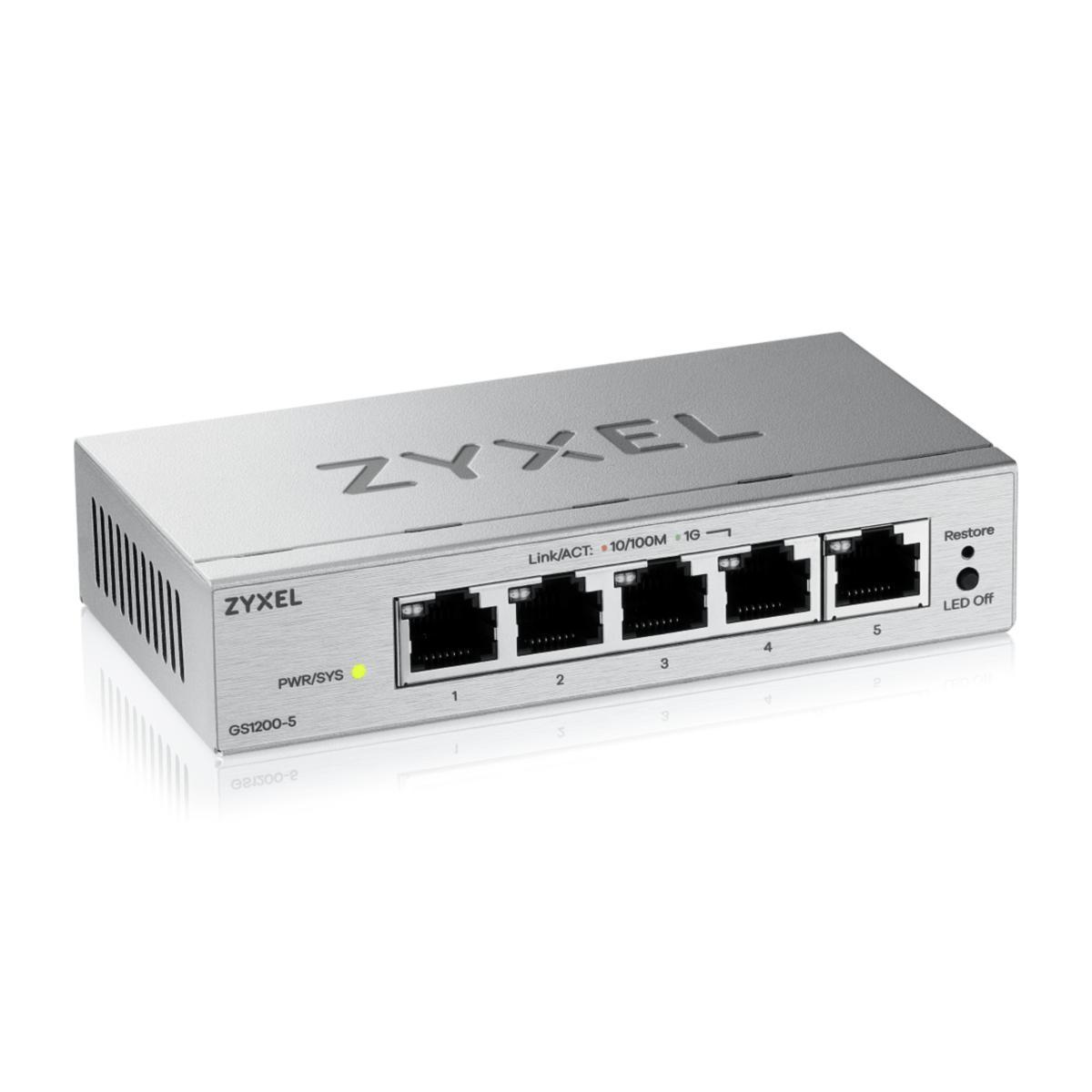 Switch 5 portar webmanagerad - SWITCH 5 PORTAR WEBMANAGERAD