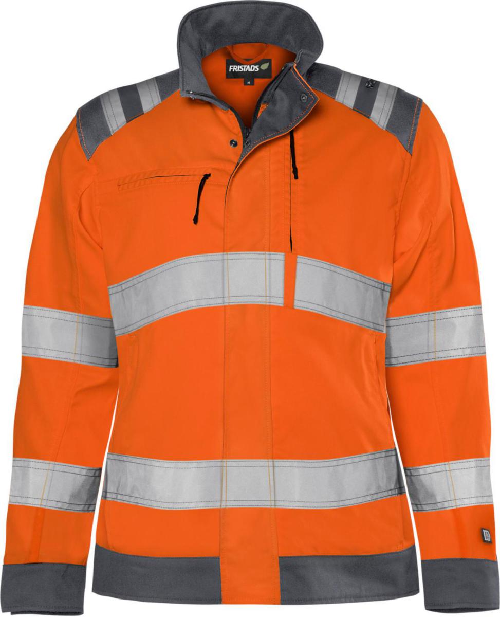 Jacka Fristads 4068 GPLU Green Dam - JACKA FR 4068 GPLU ORA/GRÅ GREEN VARSEL KL3 DAM L