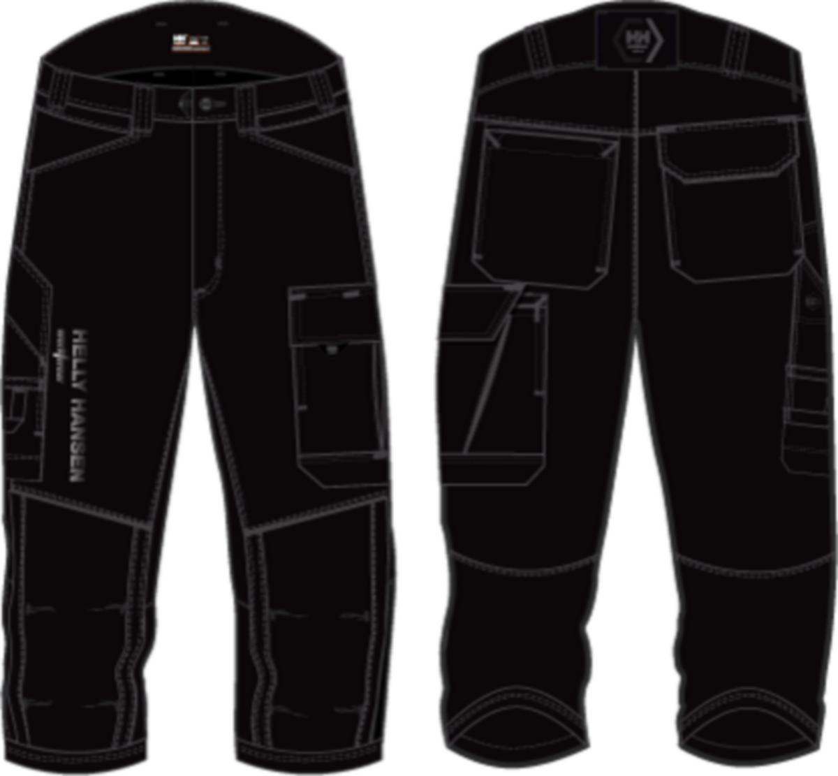 Pirat Pant Helly Hansen Chelsea EVO 2.0 CNCT - PIRATE PANT 77596 CHELSEA EVO 993 BLACK C46
