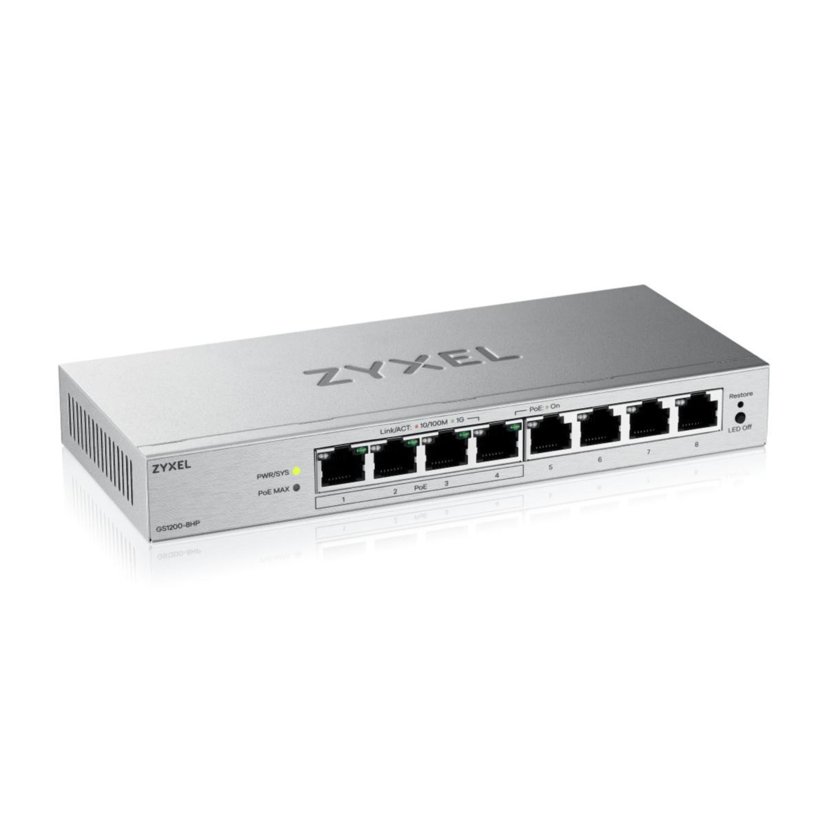 Switch 8 portar webman PoE - SWITCH 8 PORTAR WEBMAN POE