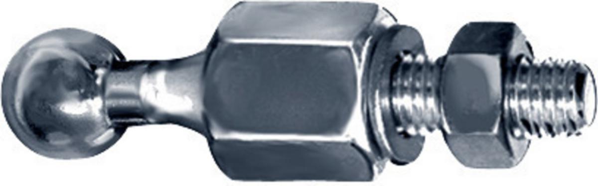 Kulbult med pinnbult, rak - KULBULT RAK Ø 25MM M12X30 PINNBULT 63-0102-003