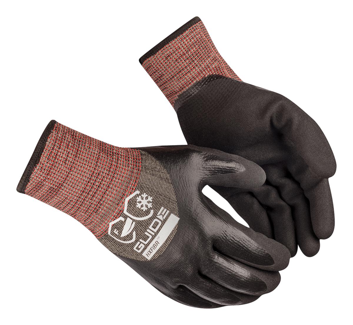 Skärskyddshandske Guide 6610W - HANDSKE GUIDE 6610W NITRIL CUT F KNOGDOPP ESD TOUCH STL 7