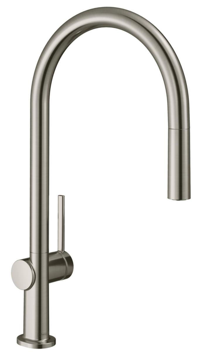 Köksblandare Talis M54 210 1-jet, Hansgrohe - HG TALIS M54 210 1-JET KÖKSBL. U.DM.AVST.STEELOPTIC.UTD.C-PIP