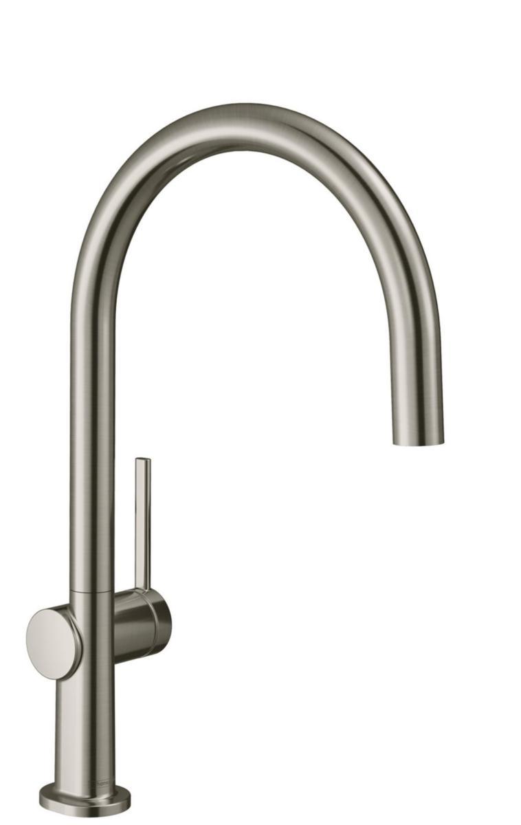 Köksblandare Talis M54 220 1-jet, Hansgrohe - HG TALIS M54 220 1-JET KÖKSBL. UTAN DM.AVST.STEEL-OPTIC.C-PIP