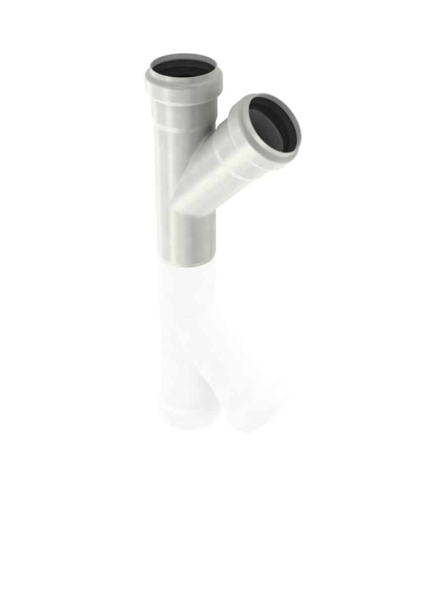 Branch pipe 45° AISI 304 - BRANCH PIPE 50/45° 304L ACO PIPE