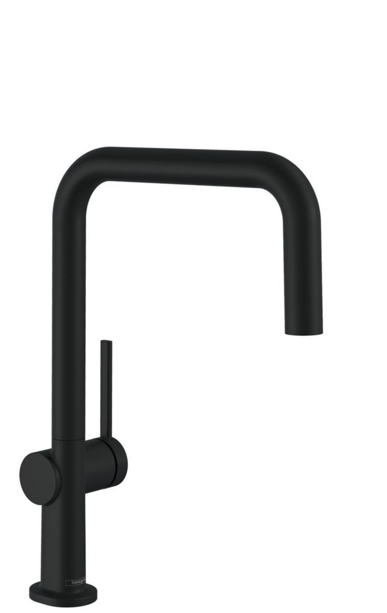 Köksblandare Talis M54 220 1-jet, Hansgrohe - HG TALIS M54 220 1-JET KÖKSBL. UTAN DM.AVST.MATT SVART. U-PIP