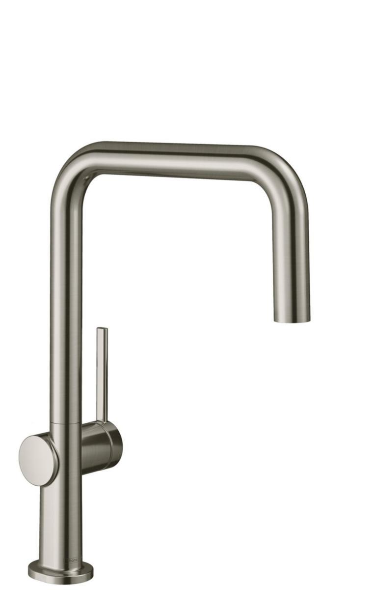 Köksblandare Talis M54 220 1-jet, Hansgrohe - HG TALIS M54 220 1-JET KÖKSBL. UTAN DM.AVST.STEEL-OPTIC.U-PIP