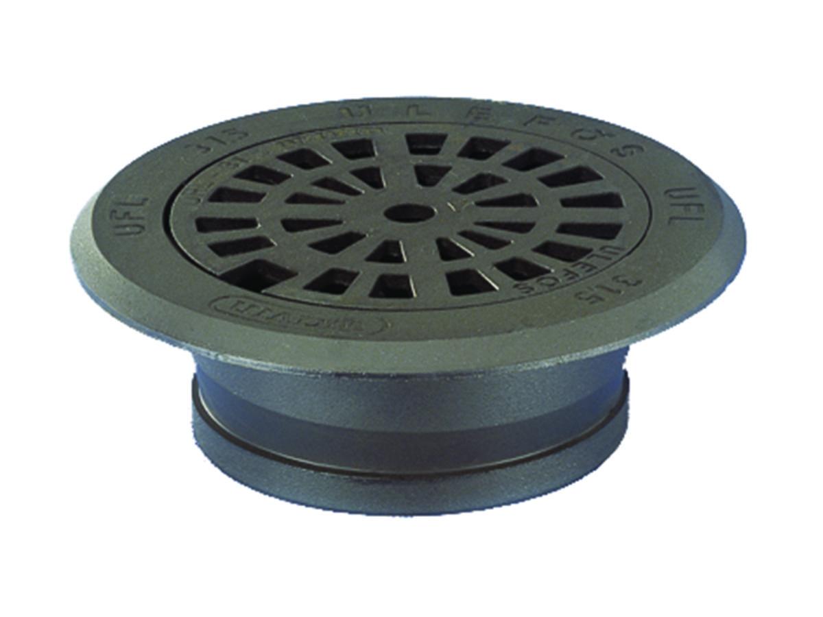 Gallerbetäckning rund, Ulefos - 315 MM DAGV.BETÄCKNING, GALLER RUND, FÖR TELESKOPRÖR KNASTER