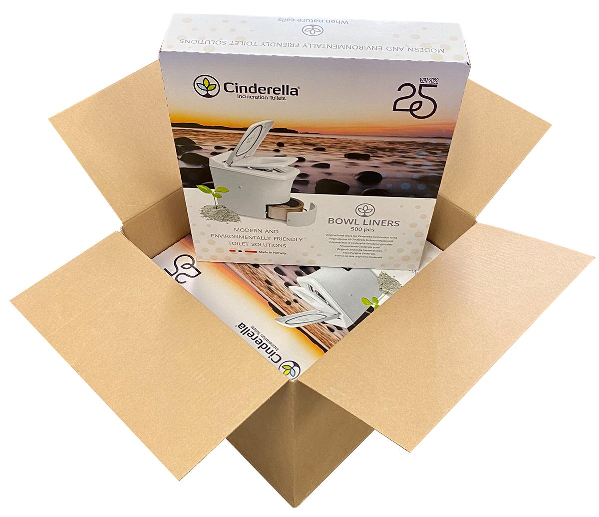 Papperspåsar 5-Pack, Cinderella - PAPPERSPÅSE CINDERELLA 5-PACK 5X500 ST