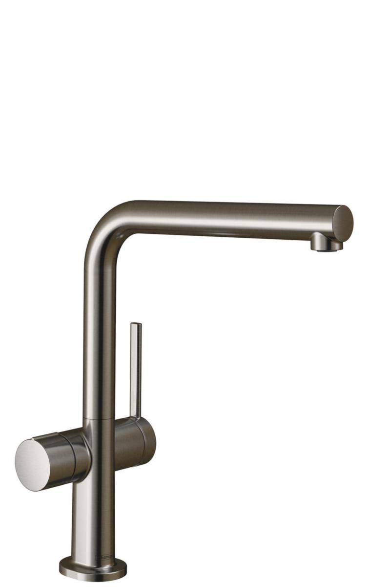 Köksblandare Talis M54 270 1-jet, Hansgrohe - HG TALIS M54 270 1-JET KÖKSBL. MED DM.AVST.STEEL-OPTIC. L-PIP