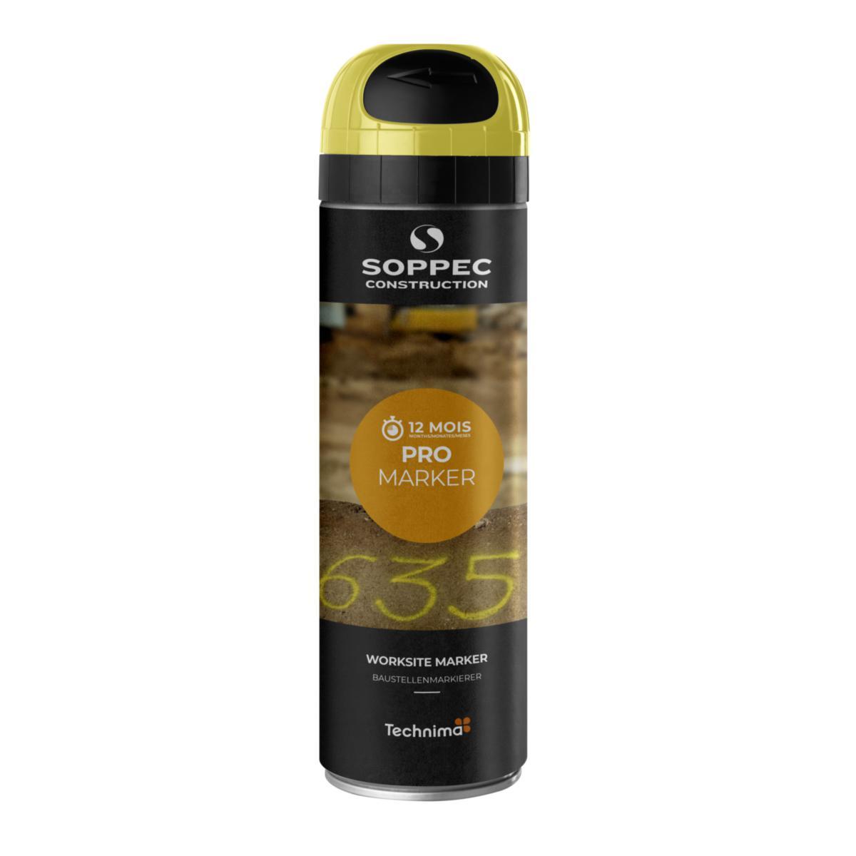 Märkfärg Soppec Promarker - MÄRKFÄRG PROMARKER GUL 500ML SOPPEC
