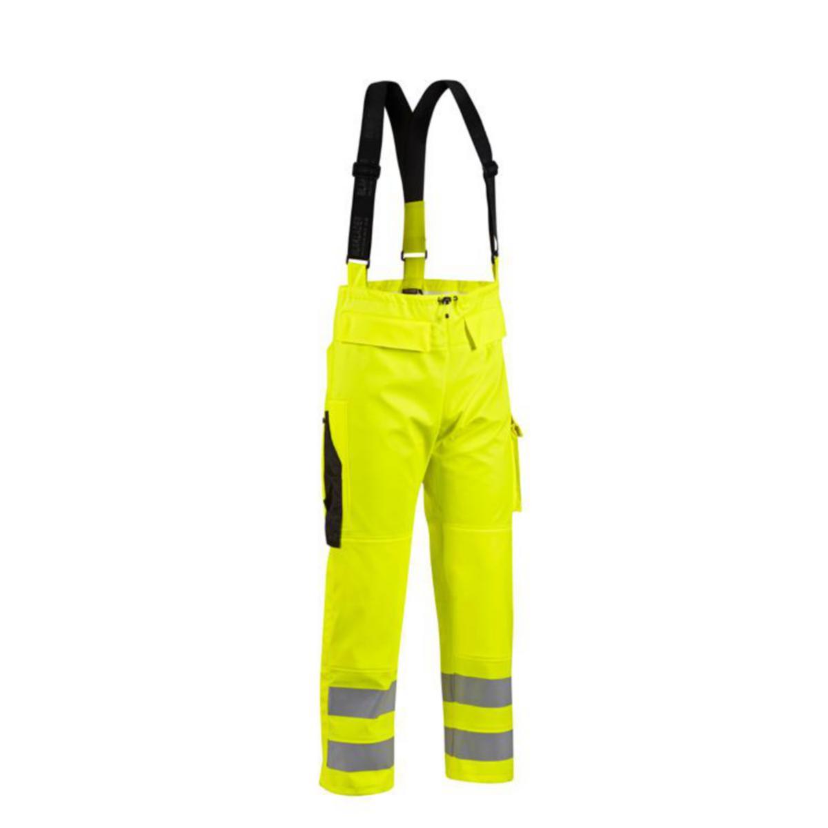 Regnbyxa Blåkläder 1302-2003 - REGNBYXA BLK 1302-2003 GUL VARSEL KL2 STL L
