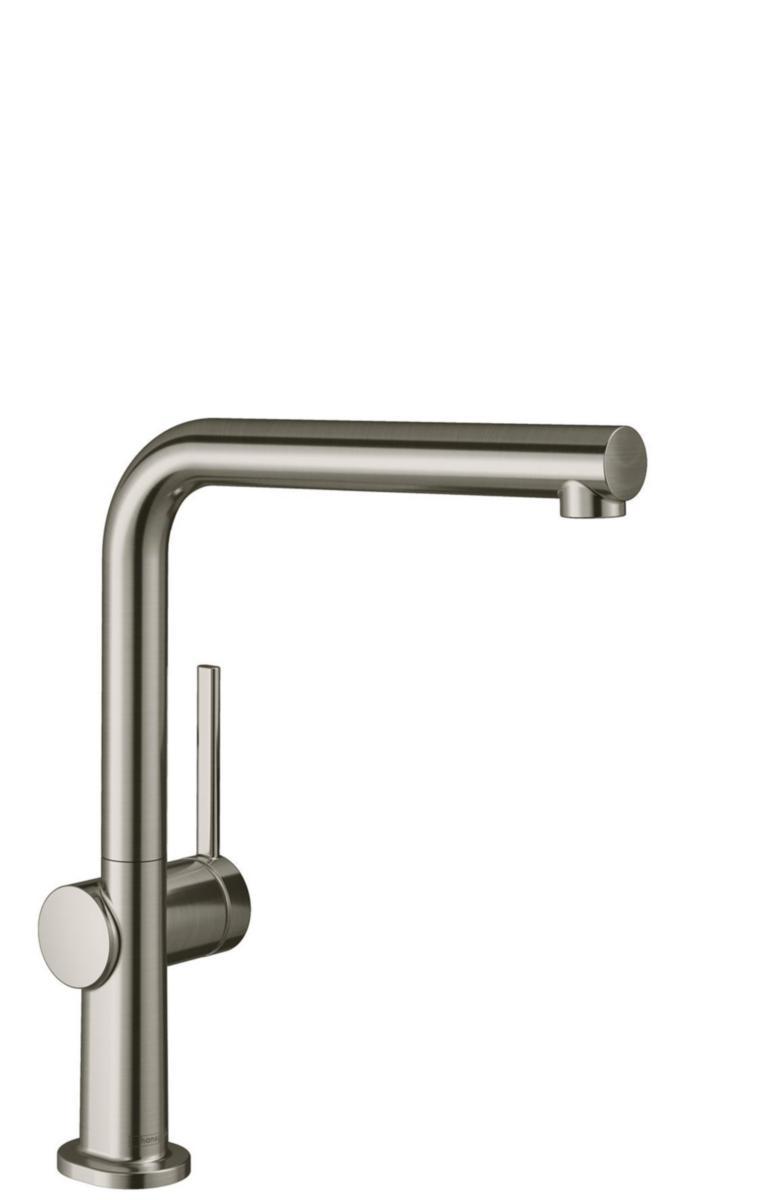 Köksblandare Talis M54 270 1-jet, Hansgrohe - HG TALIS M54 270 1-JET KÖKSBL. UTAN DM.AVST.STEEL-OPTIC.L-PIP