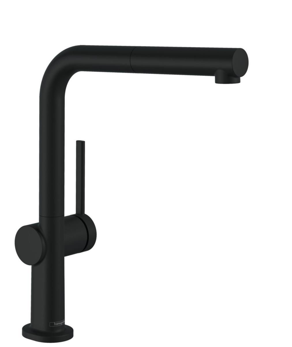Köksblandare Talis M54 270 1-jet, Hansgrohe - HG TALIS M54 270 1-JET KÖKSBL. ECO.U.DM.AVST.MATT SVART.L-PIP