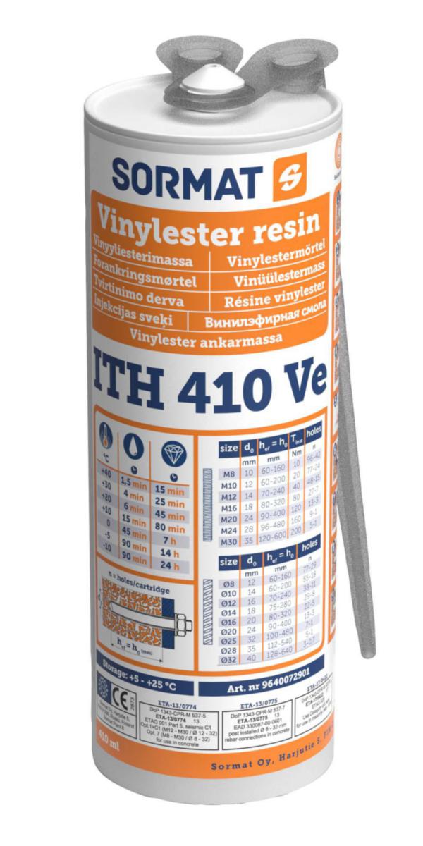 Ankarmassa Vinylester Sormat ITH-VE - Anchor pulp ITH-VE ETA-13/0774/0775 410ml Sormat